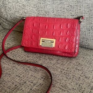 Kate Spade Leather Red Alligator Small Crossbody